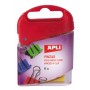 Apli Pinzas Abatibles 19mm - Acero Templado - Asas Niqueladas - Colores Surtidos - Caja de 6 - Sujecion Hasta 50 Hojas