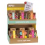 Apli Fluor Collection Expositor de Productos Basicos - Colores Surtidos Fluor - Diseño Moderno - Incluye Push Pins, Gomas Elasti