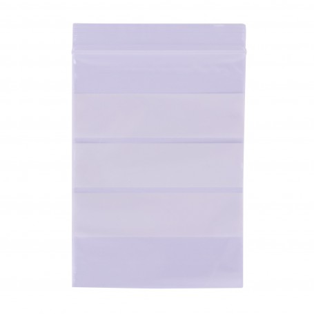 Apli Bolsas con Zip Auto Cierre Transparentes - 60 x 80mm - Material LDPE - Cierre Seguro y Facil Manipulacion - Uso Alimenticio