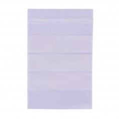 Apli Bolsas con Zip Auto Cierre Transparentes - 60 x 80mm - Material LDPE - Cierre Seguro y Facil Manipulacion - Uso Alimenticio