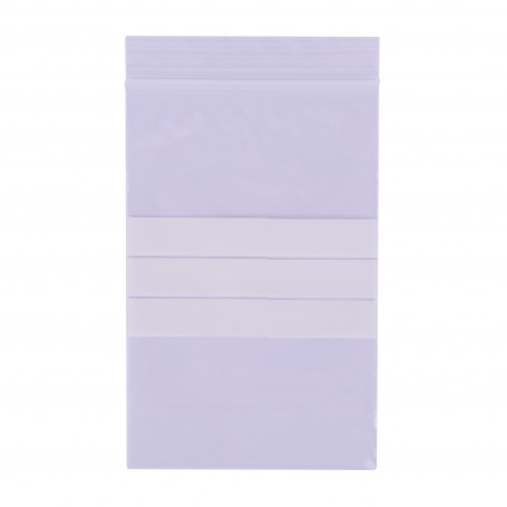 Apli Bolsas con Zip Auto Cierre Transparentes - 80 x 120mm - Material LDPE - Cierre Seguro y Facil Manipulacion - Aptas para Uso