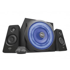Trust Gaming GXT 628 Tytan Altavoces 2.1 120W - Subwoofer 30W con Iluminacion LED - Cable de 1.75m - Color Negro