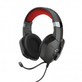Trust Gaming GXT 323 Carus Auriculares con Microfono - Microfono Flexible - Diadema Ajustable - Amplias Almohadillas - Altavoces