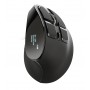 Trust Voxx Raton Ergonomico Inalambrico Recargable 2400dpi - 8 Botones - Pantalla LED - Uso Diestro - Color Negro