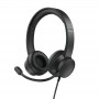 Trust HS200 Auriculares con Microfono Flexible - USB 2.0 - Control de Volumen - Boton Mute - Diadema Ajustable - Cable de 1.80m 