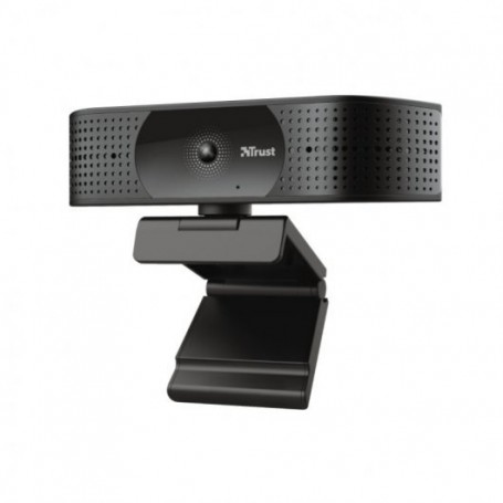 Trust TW350 Webcam UltraHD 4K USB 2.0 - 2 Microfonos Incorporados - Enfoque Automatico - Campo de Vision 74º - Tapa de Privacida