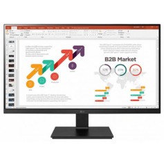 LG Monitor LED 23.8" IPS FullHD 1080p - Respuesta 5ms - Altavoces - Angulo de Vision 178º - 16:9 - USB-C, HDMI, DisplayPort - VE