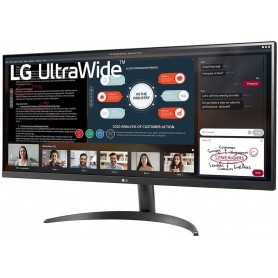LG Monitor LED 34" IPS UltraWide FullHD 1080p 75Hz FreeSync - Respuesta 5ms - Angulo de Vision 178º - 21:9 - HDMI, Salida Auricu