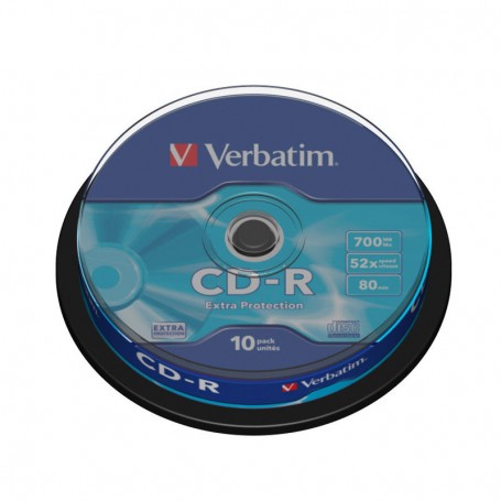 Verbatim CD-R 52x 700MB (Tarrina 10 Uds)