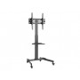 Equip Soporte de Pantalla de Suelo con Ruedas 32"-55" - Bloqueo de Ruedas - Estante - Gestion de Cables - Peso Max 35kg - VESA 4