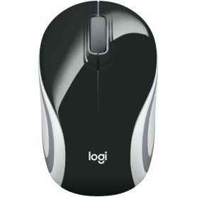 Logitech M187 Raton Inalambrico 1000dpi - 3 Botones - Uso Ambidiestro - Color Negro