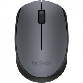 Logitech M170 Raton Inalambrico 1000dpi - 3 Botones - Uso Ambidiestro - Color Gris/Negro