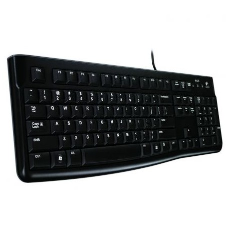 Logitech K120 Teclado USB - Resistente a Salpicaduras - Cable de 1.50m