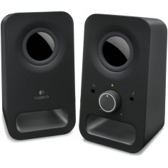Logitech Z150 Altavoces Multimedia 2.0 6W - Entrada Jack 3.5mm - Toma de Auriculares - Cable de 1.80m - Color Negro