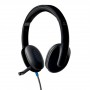 Logitech H540 Auriculares con Microfono USB - Microfono Plegable - Diadema Ajustable - Almohadillas Acolchadas - Controles en Au