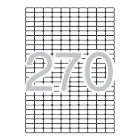 Apli Etiquetas Blancas Removibles 17.8 x 10.0mm 25 Hojas