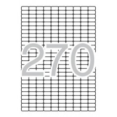 Apli Etiquetas Blancas Removibles 17.8 x 10.0mm 25 Hojas