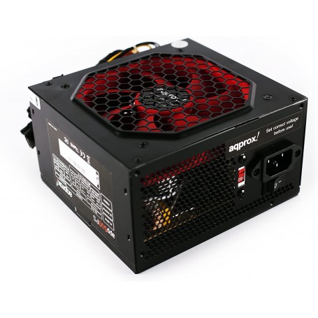 Approx Fuente de Alimentacion Gaming 500W ATX 2.31 - PFC - Ventilador Silencioso 120mm