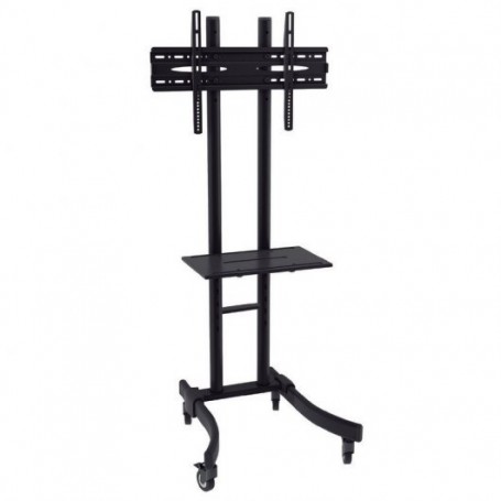 Approx Soporte de Suelo con Ruedas para TV 30"-55" - Bloqueo de Ruedas - Bandeja Multiusos - Peso Max 40Kg - VESA 600X400mm