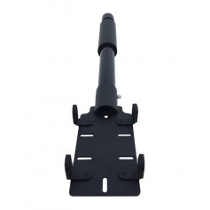 Approx Soporte para Datafono con Brazo Extensible - Longitud 40cm - Zona Engomada y Clips de Sujecion - Gestion de Cables