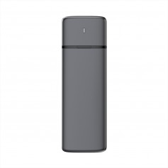 Aisens Caja Externa M.2 (NGFF) para SSD M.2 SATA/NVME a USB3.1 GEN2 - Color Gris