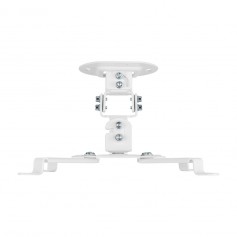 Aisens Soporte Universal Giratorio - Inclinable de Techo para Proyector - Hasta 13.5Kg - Color Blanco
