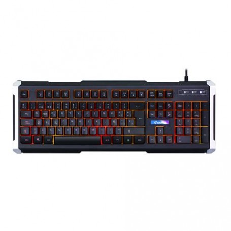 Cromad G550 Teclado Gaming - Retroiluminacion Multicolor - 19 Teclas Antighosting - Laterales Metalicos