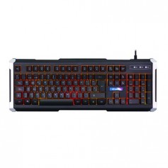 Cromad G550 Teclado Gaming - Retroiluminacion Multicolor - 19 Teclas Antighosting - Laterales Metalicos