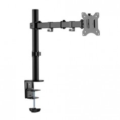 Cromad Soporte de Mesa con Brazo Articulado para Monitor de 13"-32" - Giratorio, Inclinable y Extensible - Gestion de Cables - P