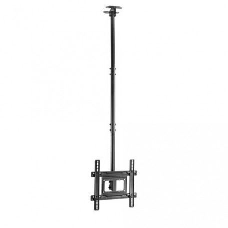 Cromad Soporte de Techo para TV de 32"-70" - Inclinable y Giratorio - Gestion de Cables - Peso Max 50kg - VESA 400x400mm