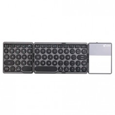 Cromad Mini Teclado Plegable Bluetooth 3.0 con Touchpad - 64 Teclas - Diseño Slim