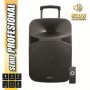 Coolsound Serie Pro Altavoz Autoamplificado 150W RMS 15" - Bluetooth, USB, SD, Entrada Jack 6.3mm, Radio FM - Asa y Ruedas de Tr