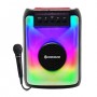 Coolsound Party Boom A380 Altavoz Portatil Bluetooth 30W 3" - Iluminacion LED - USB, MicroSD, Jack3.5mm - Bateria 3.7V 1500mAh -