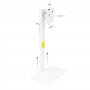 Tooq Soporte Mesa Pantallas Giratorio Inclinacion 17-27" - Color Blanco