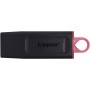 Kingston DataTraveler Exodia Memoria USB 256GB - USB 3.2 Gen 1 - Con Tapa - Enganche para Llavero - Color Negro (Pendrive)