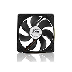3GO Ventilador Auxiliar 8x8cm Negro