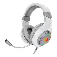 Redragon H260 Hylas Auriculares Gaming con Microfono Flexible - Iluminacion RGB - Diadema Ajustable - Almohadillas Acolchadas - 