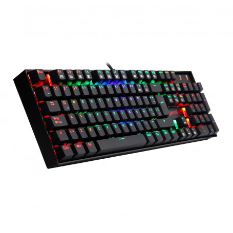 Redragon Mitra K551 Teclado Mecanico Gaming USB - Iluminacion RGB Chroma - Teclas Redragon Blue - Antighosting - Cable de 1.80m