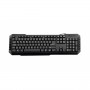 3GO Teclado Multimedia USB Drile Negro