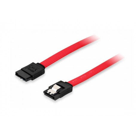 Equip Cable Serial ATA II con Clip de Seguridad 0.5m