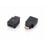 Equip Adaptador HDMI Tipo C Macho a HDMI Tipo A Hembra - Conectores Dorados