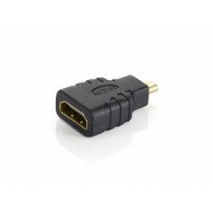 Equip Adaptador Micro HDMI Macho a HDMI Hembra - Conectores Dorados