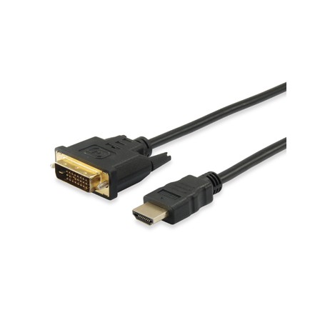 Equip Cable DVI-D 24+1 Macho a HDMI Macho - Soporta Resoluciones de Video hasta 4K/30Hz. - Longitud 3 m.