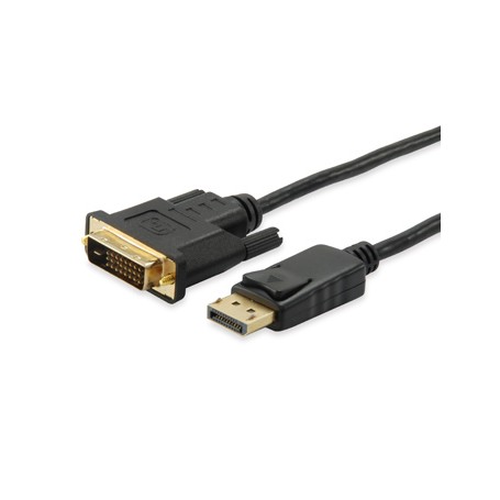 Equip Cable DisplayPort Macho a DVI Macho - Soporta Resolucion de hasta 3840 x 2160 - Longitud 2 m.
