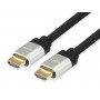 Equip Cable HDMI 2.0 Macho/Macho - Conectores de Aluminio - Soporta 3D y Canal de Retorno de Audio (ARC) - Anchura de Banda de h