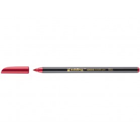 Edding 1200 Rotulador - Punta Redonda - Trazo 1mm - Tinta con Base de Agua - Color Rojo Metalizado