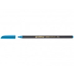 Edding 1200 Rotulador - Punta Redonda - Trazo 1mm - Tinta con Base de Agua - Color Azul Metalizado