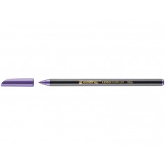 Edding 1200 Rotulador - Punta Redonda - Trazo 1mm - Tinta con Base de Agua - Color Violeta Metalizado