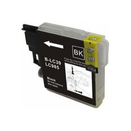 Brother LC985Bk Negro cartucho sustituto , reemplaza al LC-985 Bk