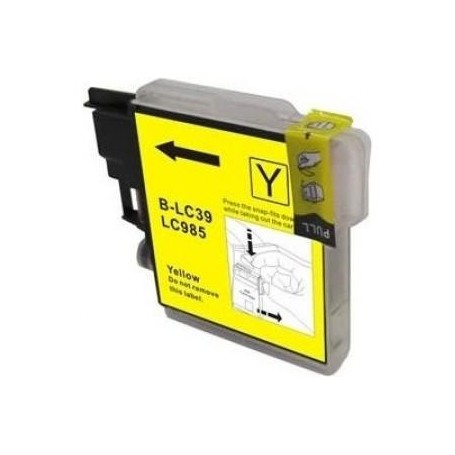 Brother LC985Y Amarillo cartucho sustituto , reemplaza al LC-985 Y